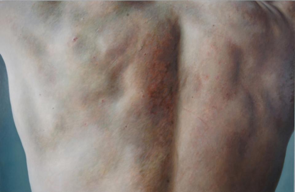 06 // Unter der Oberfläche # 01 // Ohne Titel (R III), 2004,Öl auf Leinwand,170 x 260 cm