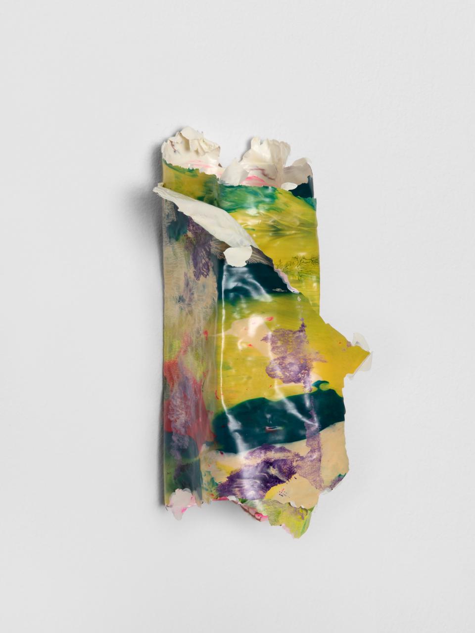 ohne Titel (081015), 2015,Acrylfarbe, Keilrahmen,20 x 85 x 8 cm