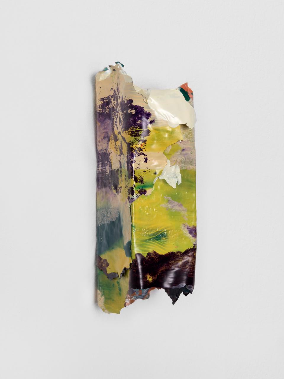 ohne Titel (091015), 2015,Acrylfarbe, Keilrahmen,17 x 10 x 8 cm