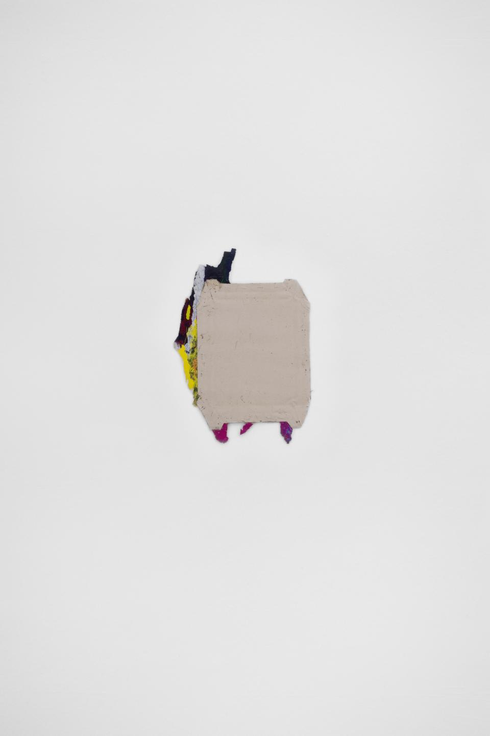 ohne Titel (291114), 2014,Acrylfarbe, Gewebe,43 x 30 cm, zweiseitig
